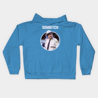 THE SHARP STARING OF THE DEFENDER OF JUSTICE Kids Hoodie